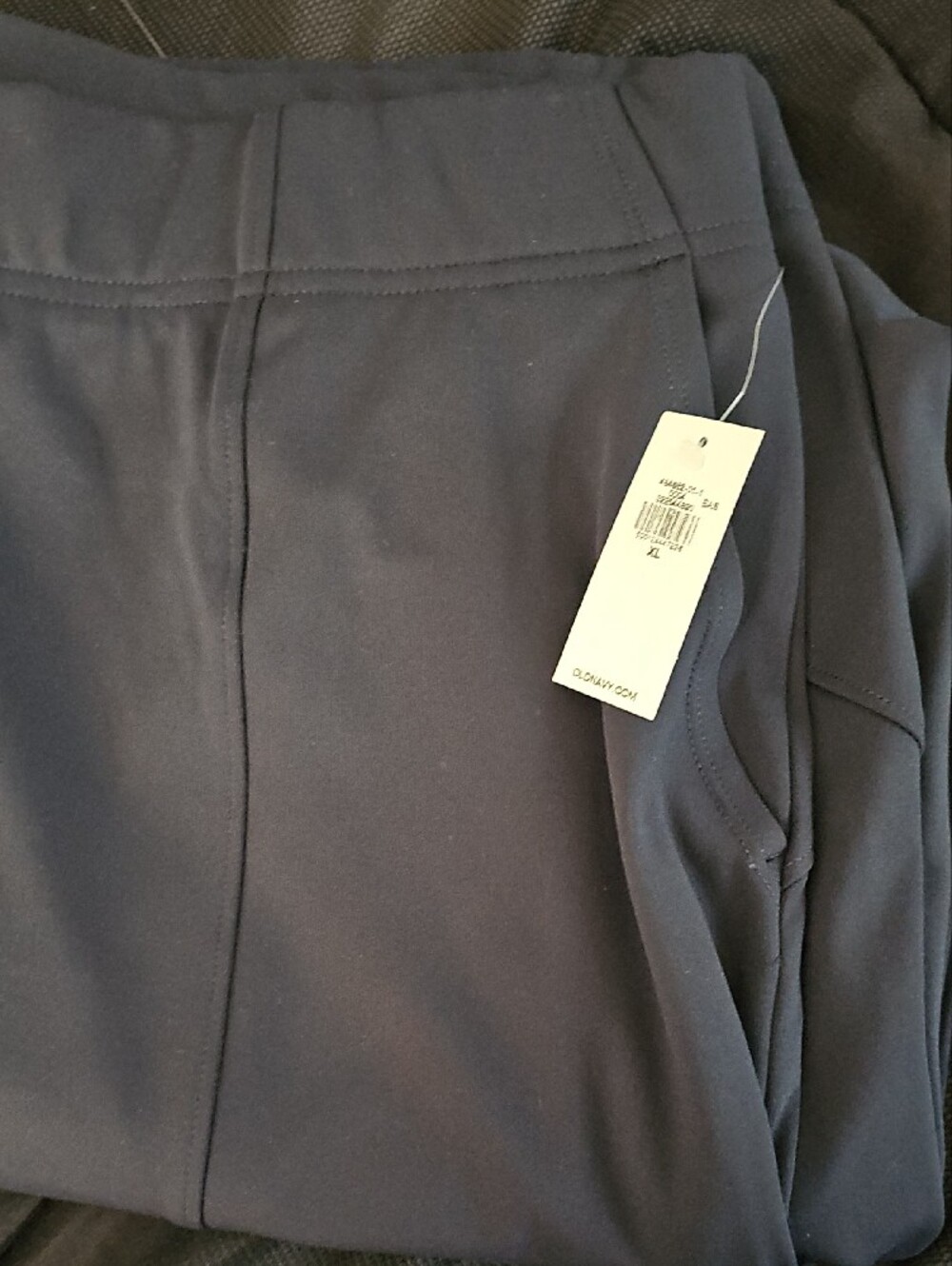 Old Navy Navy Wide-Leg High-Rise Pants - Picture 2 of 3
